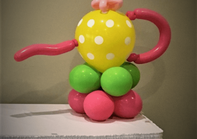 Alice in wonderland teapot balloon centerpiece-Owego Treadway