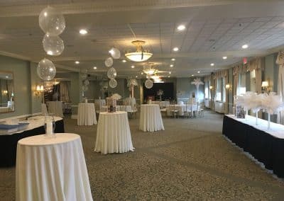 Bubble balloons floating up to the ceiling-Traditions at the Glen