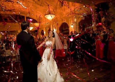 Dance Floor confetti first dance