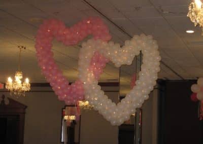 Double hanging hearts-Ramada Inn