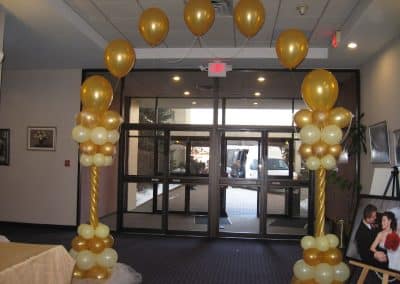 Elegant pearl balloon arch-DoubleTree