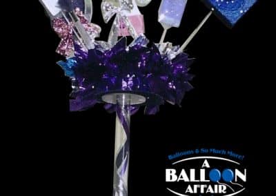 Glitter galore high heel centerpiece