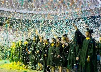 Graduation handheld confetti launch