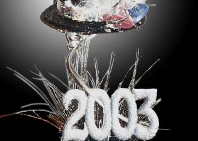 Happy New Years centerpiece