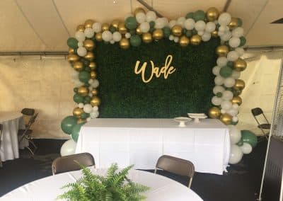Jungle backdrop with full arch-Private party