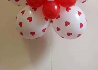 Love Valentines Day flower balloon centerpiece-Private party