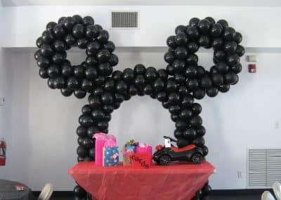Mickey Mouse balloon backdrop-Private party