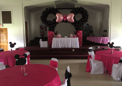Minnie Mouse balloon arch-400 Mirador Place