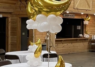 Over the moon & stars centerpiece-Troy Sale Barn