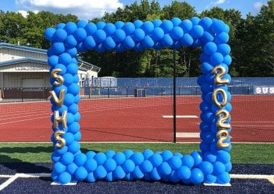 Photo balloon backdrop graduation-Susquehanna Valley High School