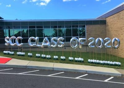 Graduation name & year balloon welcome-Seton Catholic Central High School