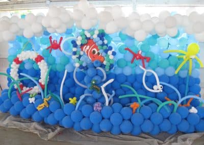 Under the sea balloon backdrop-Private party