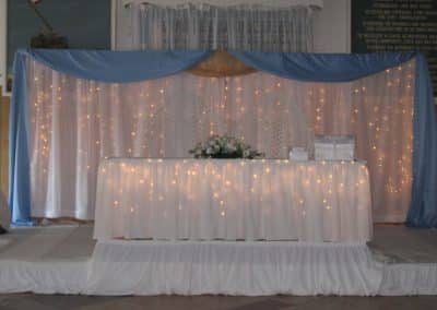 Indian wedding headtable-American Legion